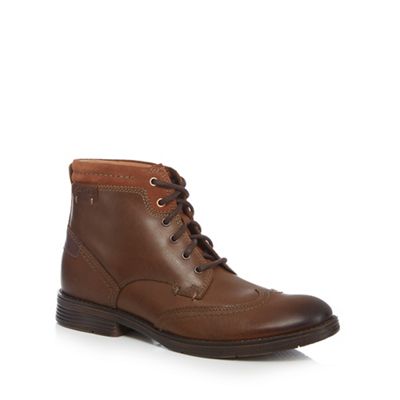 Brown 'Devinton' high boots